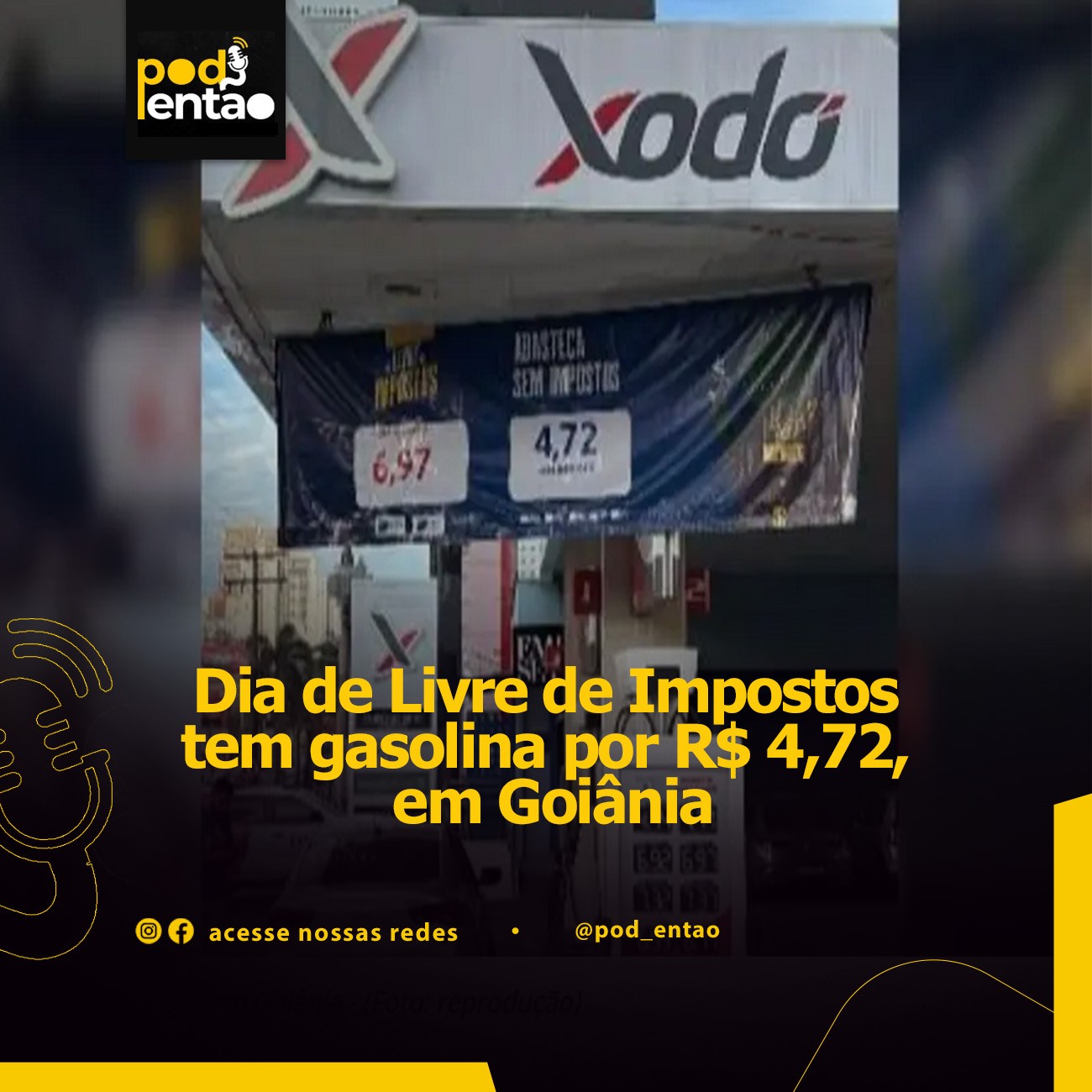 Dia de Livre de Impostos tem gasolina por R$ 4,72, em Goiânia 