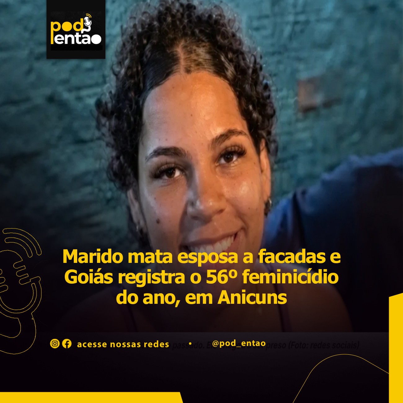 Marido mata esposa a facadas e Goiás registra o 56º feminicídio do ano, em Anicuns 