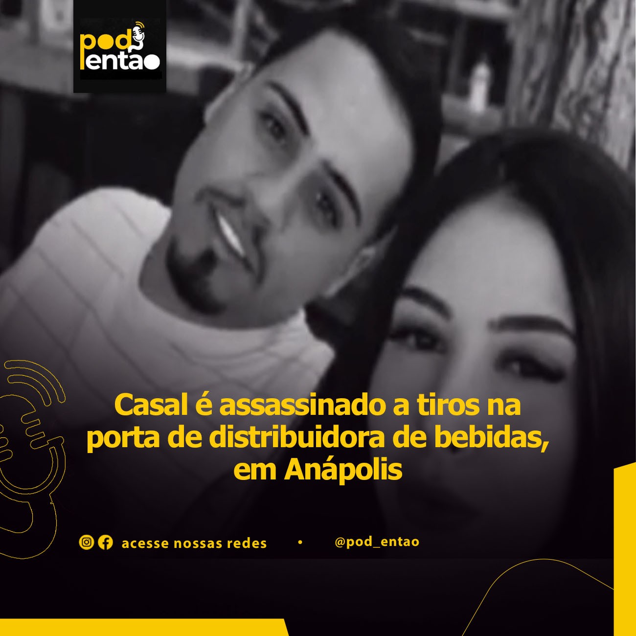 Casal é assassinado a tiros na porta de distribuidora de bebidas, em Anápolis 