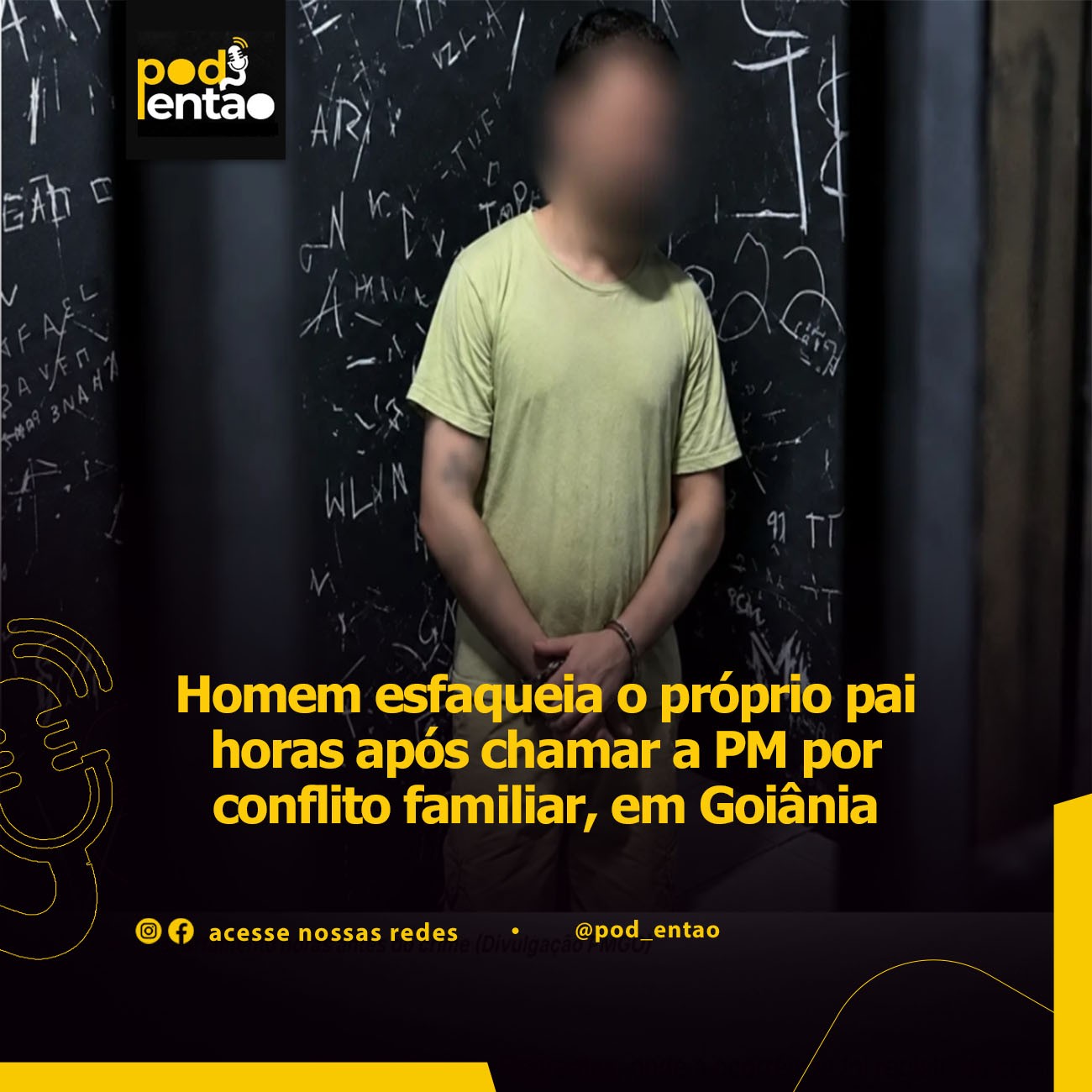 Homem esfaqueia o próprio pai horas após chamar a PM por conflito familiar, em Goiânia